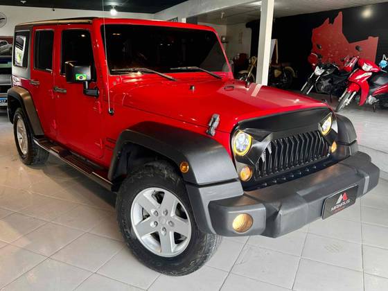 JEEP WRANGLER 3.6 UNLIMITED SPORT 4X4 V6 GASOLINA 4P AUTOMÁTICO